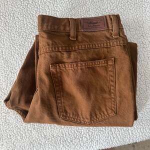 L.L.Bean Vintage Canvas Work Pants, Classic Fit Brown Earth Tone 36/29